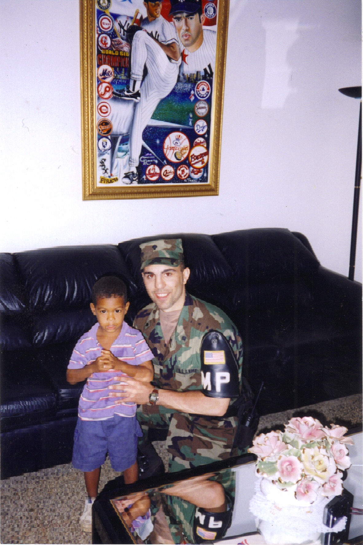 Bill Hynes during his U.S. Army service as a Military Police officer in Panama