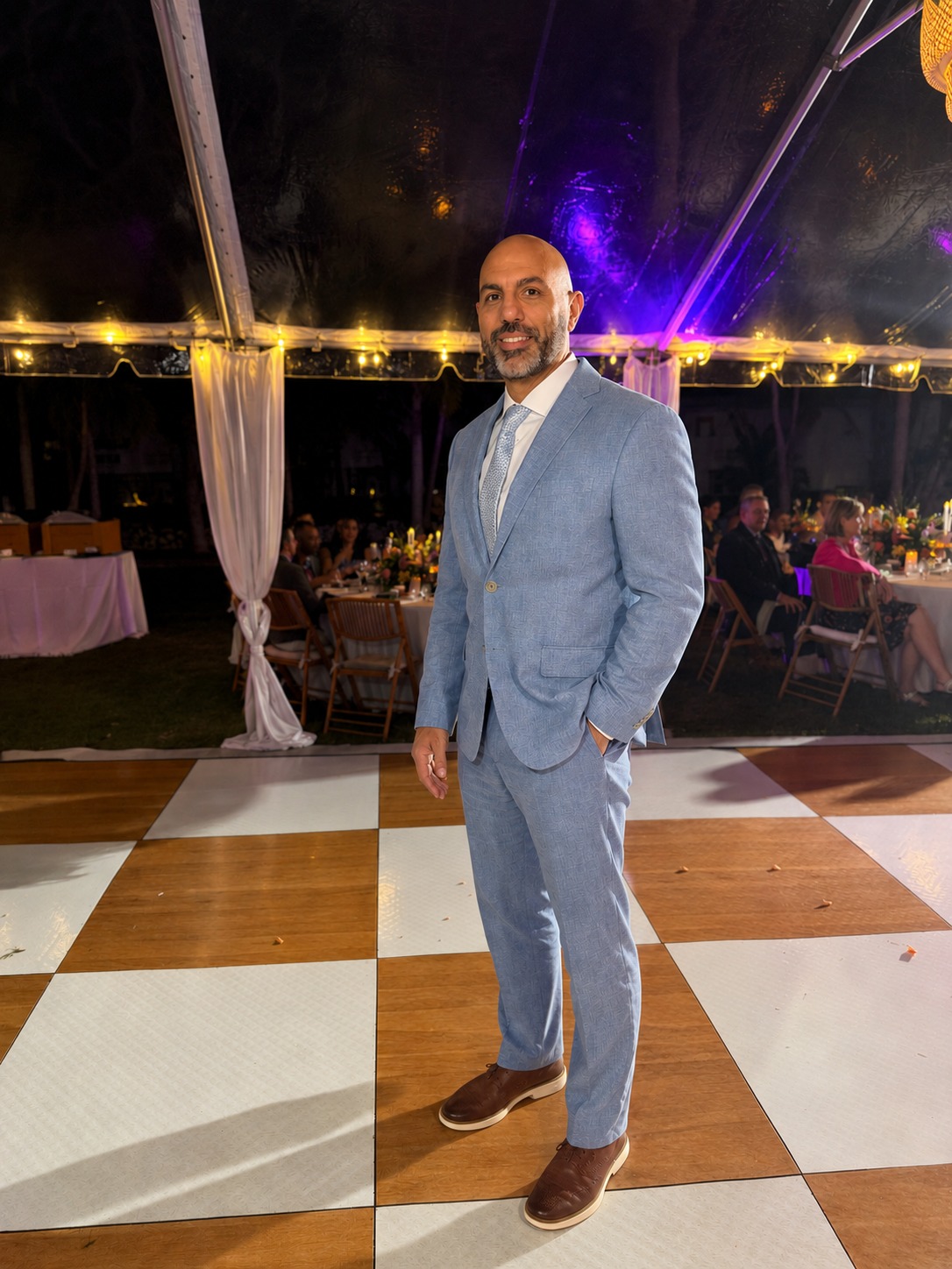 Bill Hynes at the Brabham wedding in Key West