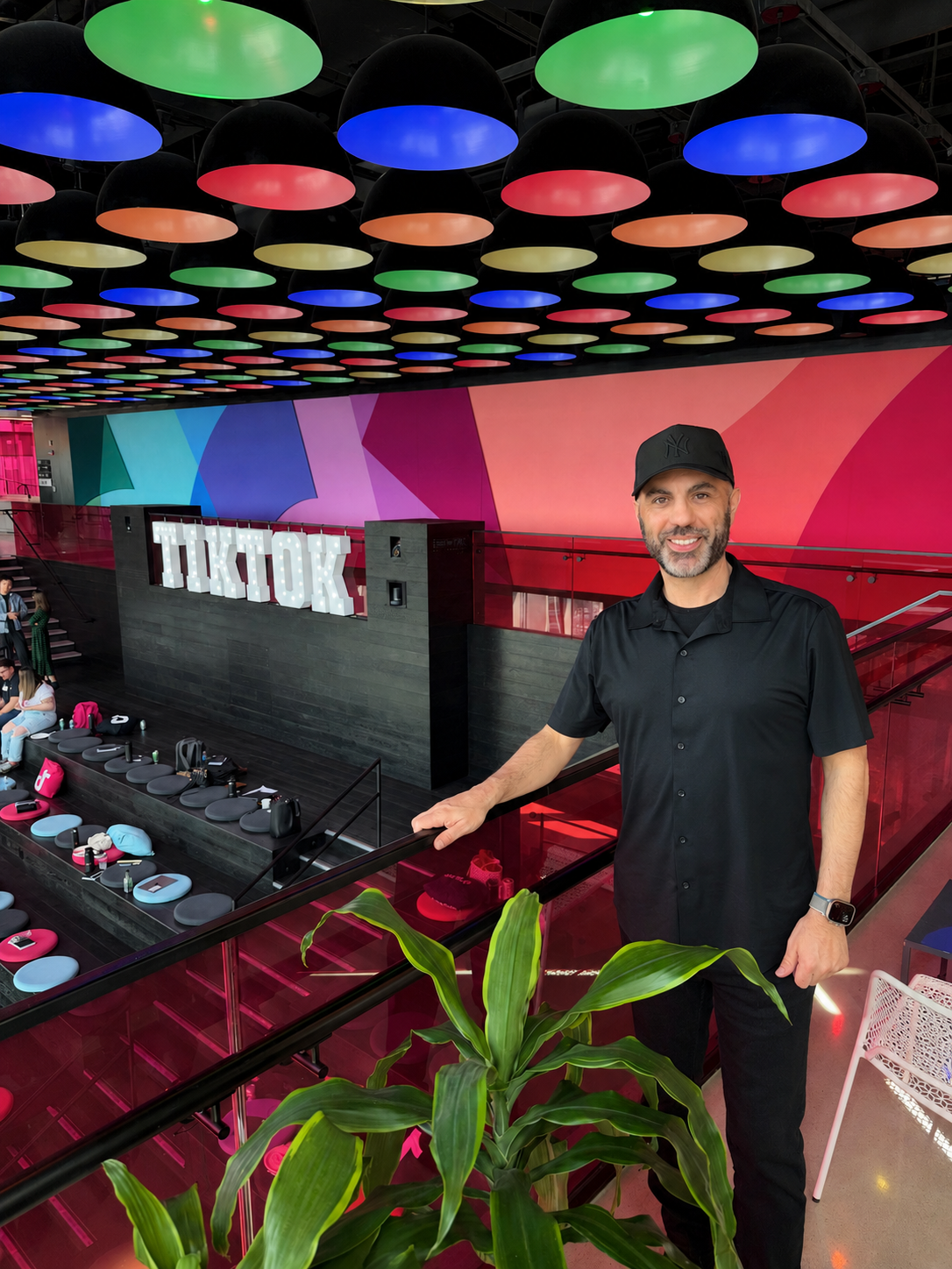 Bill Hynes at TikTok's New York City office